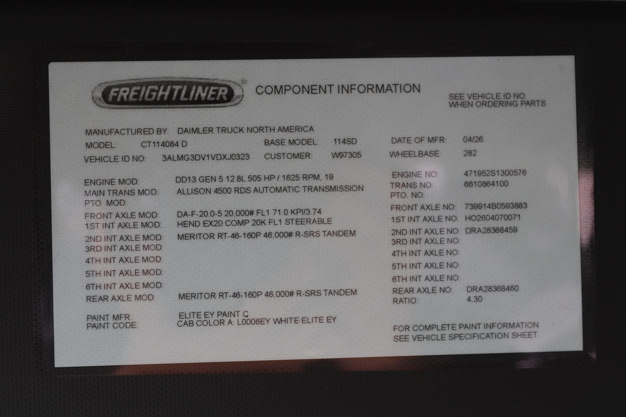 2027 FREIGHTLINER 114SD PLUS 2027 FREIGHTLINER 114SD PLUS - image 5 of 6