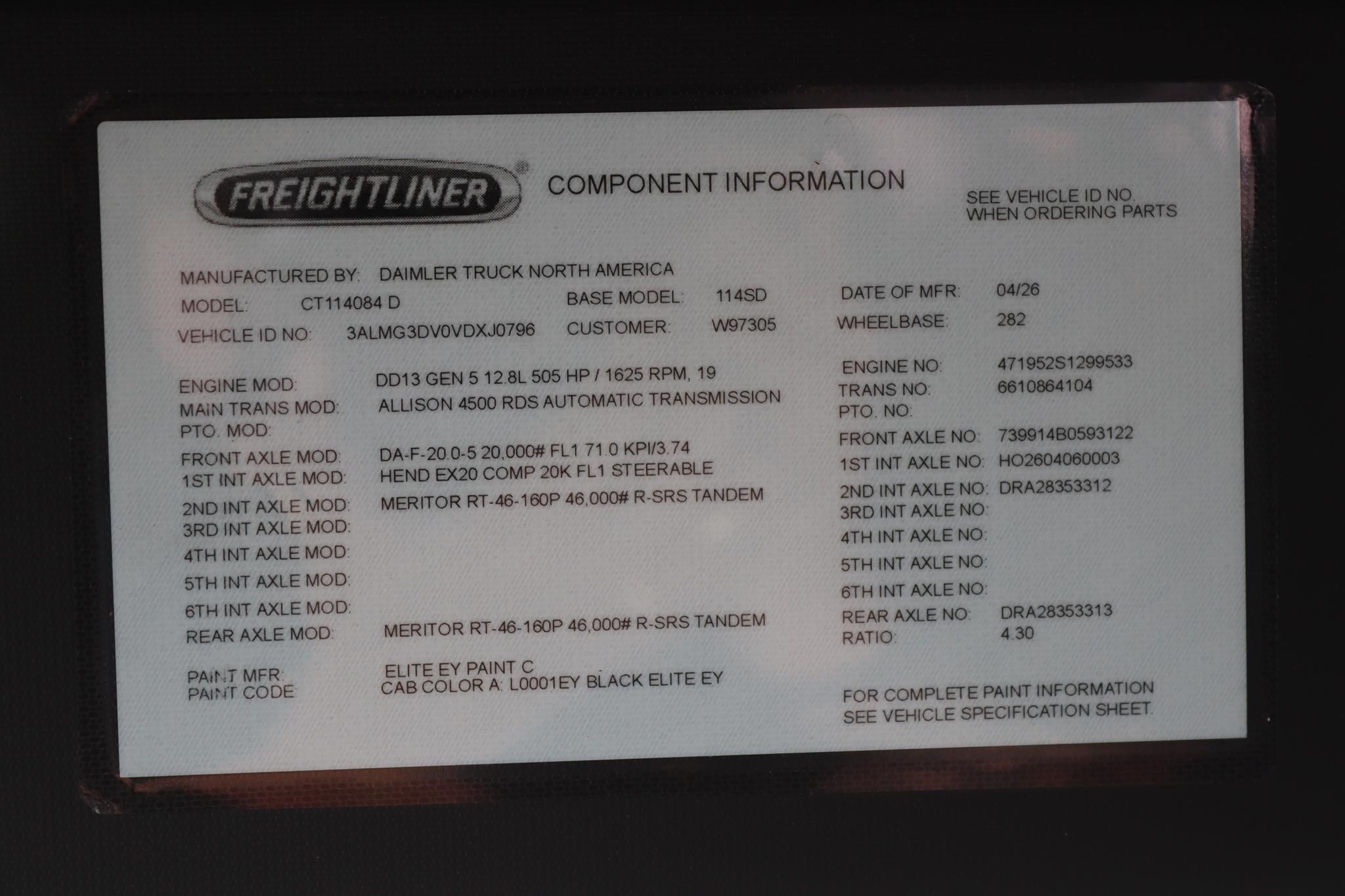 2027 FREIGHTLINER 114SD PLUS 2027 FREIGHTLINER 114SD PLUS - image 5 of 6