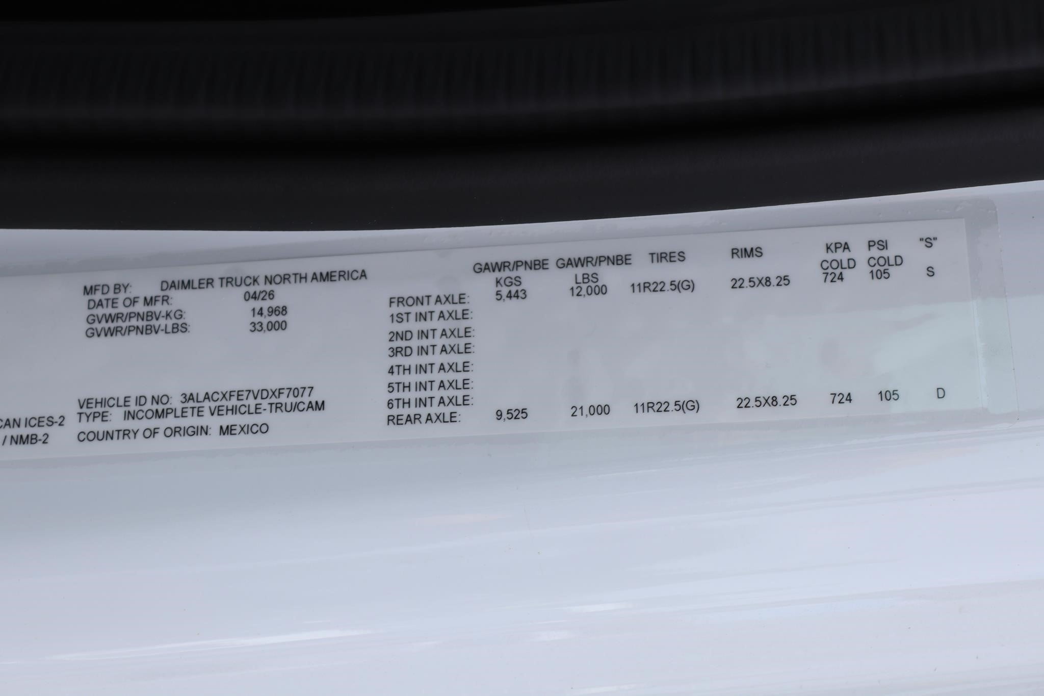 2027 FREIGHTLINER BUSINESS CLASS M2 106 PLUS 2027 FREIGHTLINER BUSINESS CLASS M2 106 PLUS - image 5 of 6